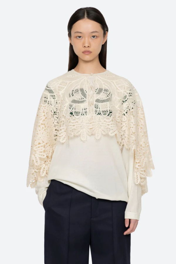 Sea NY Alina Lace Cape