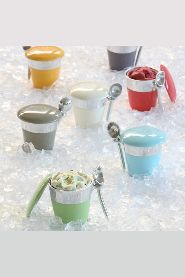 Lunares Pint Ice Cream Server Set