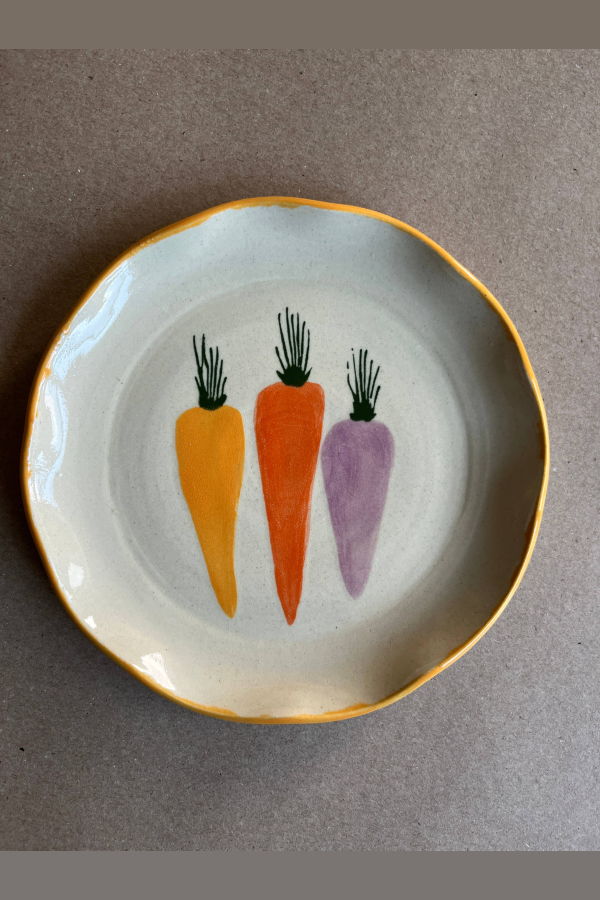 Ninth House Goods Carrot Harvest Appetizer/Side Plate