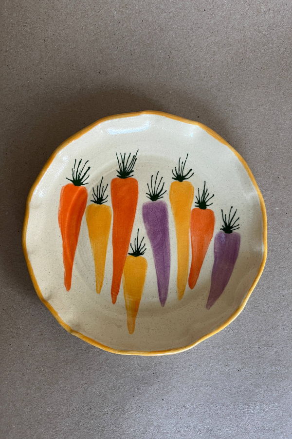 Ninth House Goods Carrot Harvest Lunch/Salad Plate