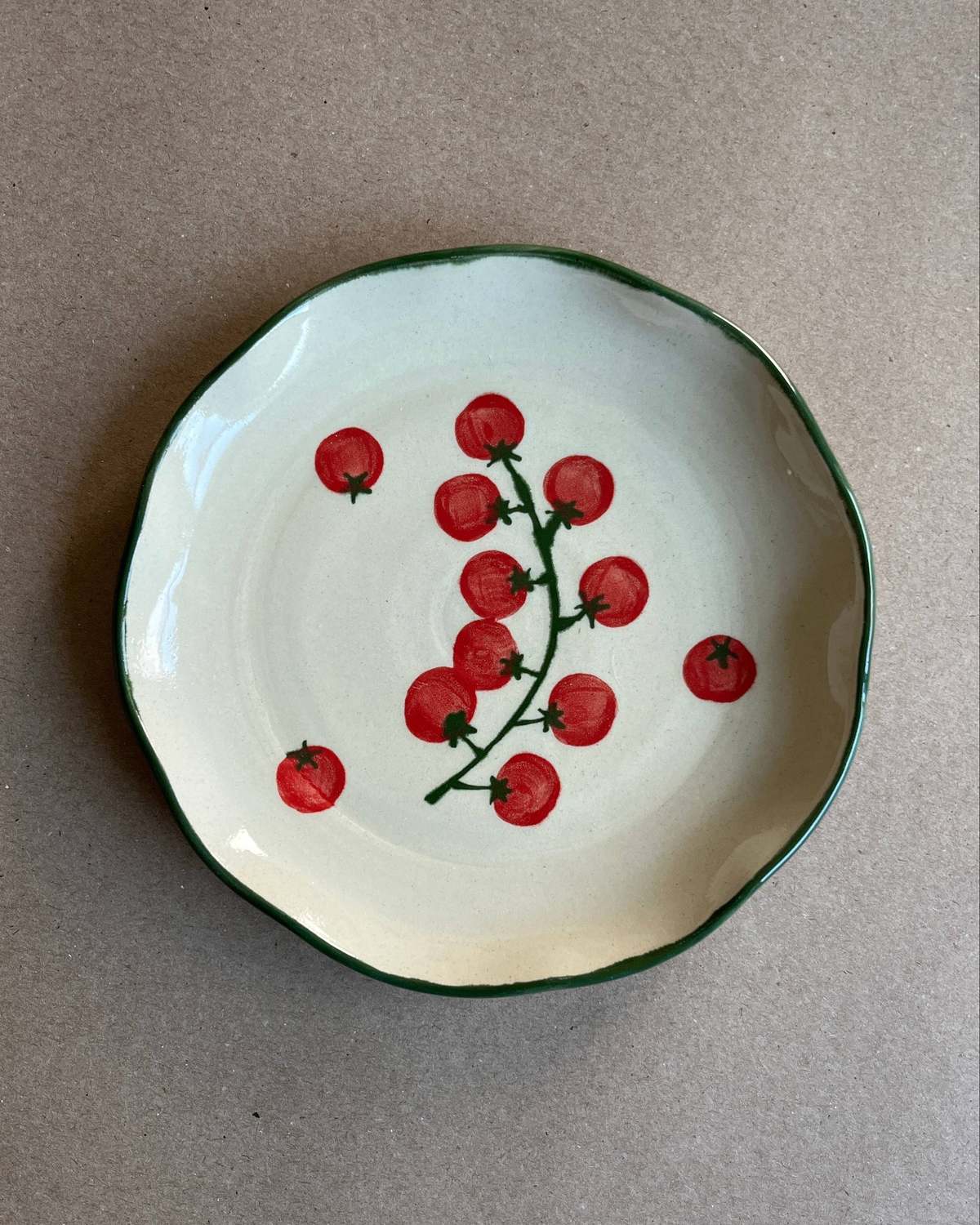 Ninth House Goods Cherry Tomatoes Appetizer/Side Plate - Image 1 of 5