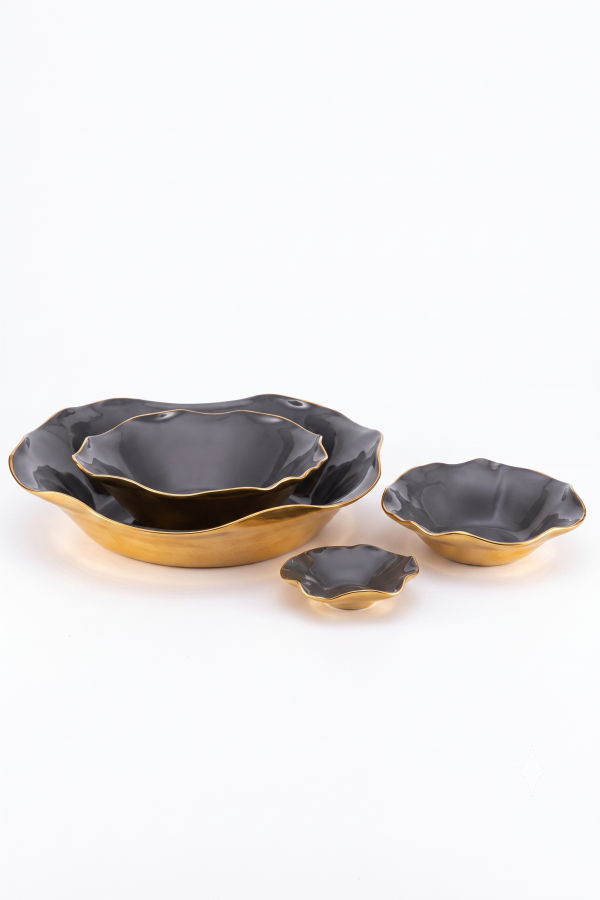 Lunares Ruffled Bowl