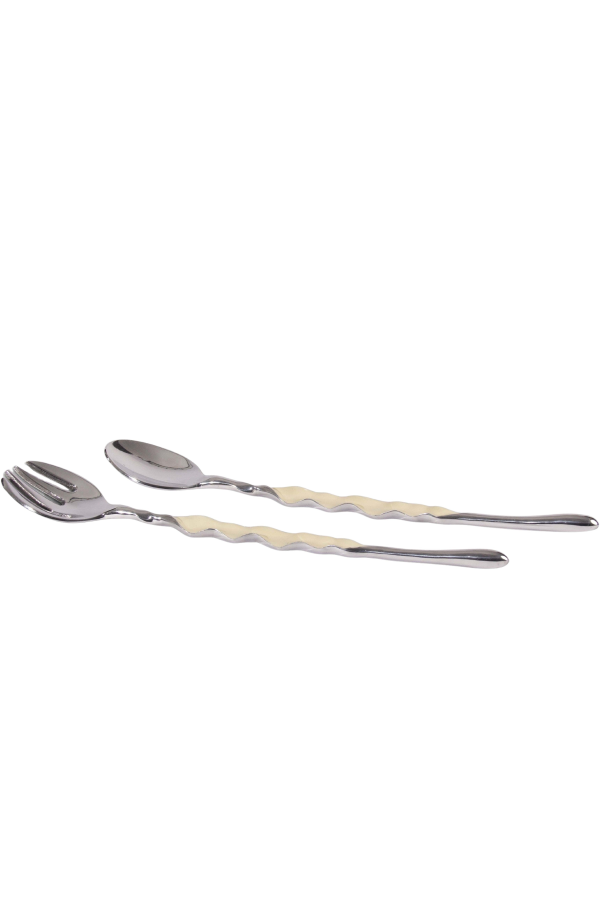 Lunares Ruffled Salad Server