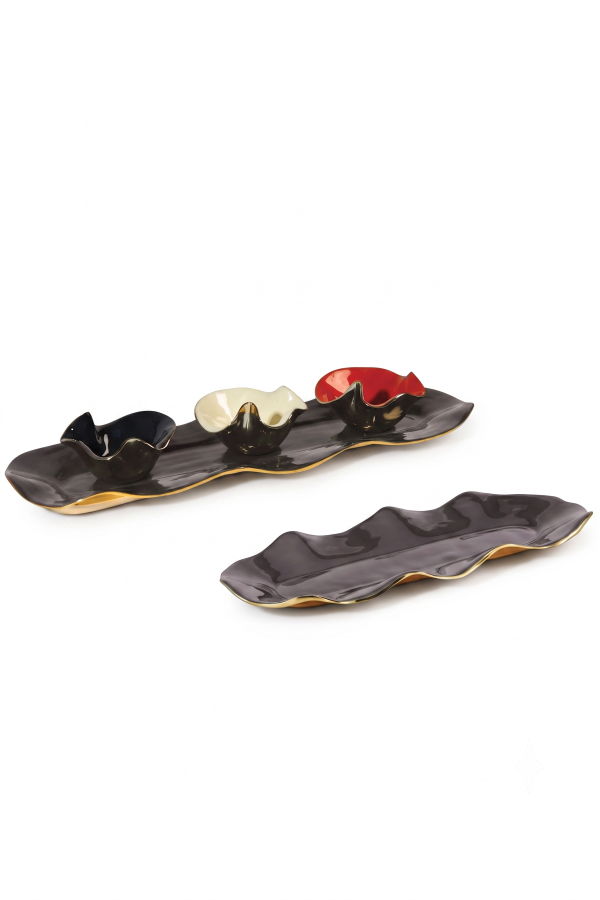 Lunares Ruffled Small Bowl