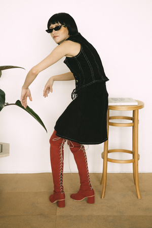 Lykke Wullf Lace Up Skirt Lykke Wullf Lace Up Skirt