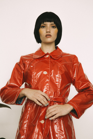Lykke Wullf Slicker Trench Coat Lykke Wullf Slicker Trench Coat