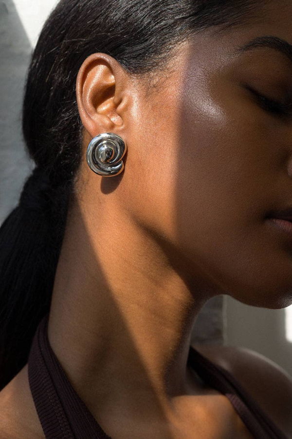 Mod + Jo Milley Spiral Statement Studs