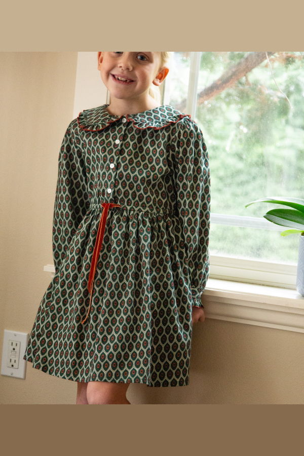 KIDS Beet World Adelaide Velvet Tie Dress
