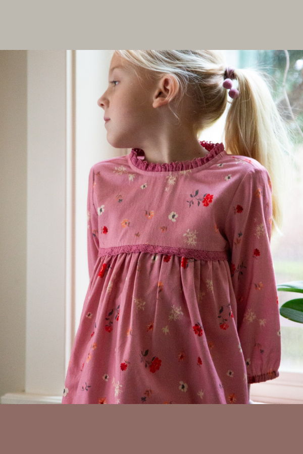KIDS Beet World Priya Dress With Lace Trim