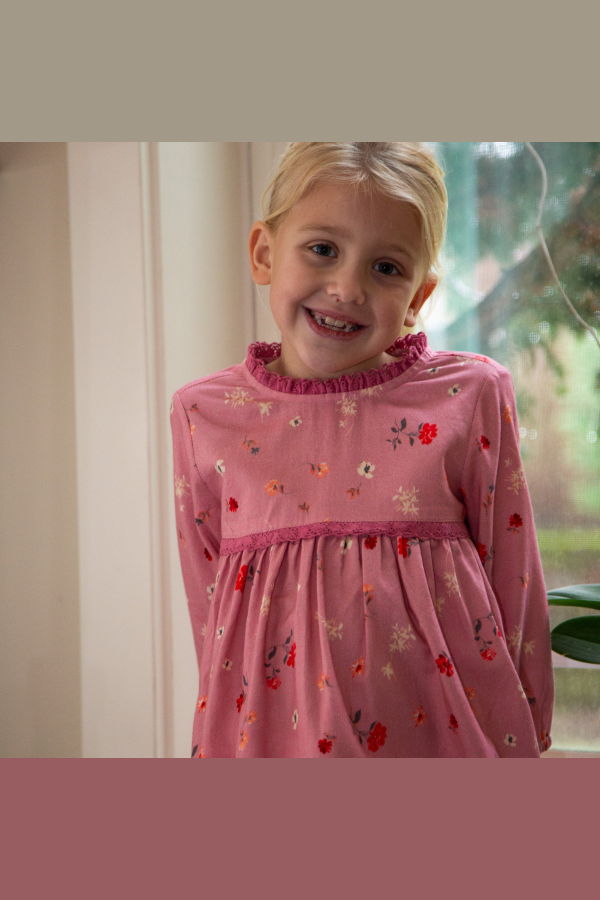 KIDS Beet World Priya Dress With Lace Trim