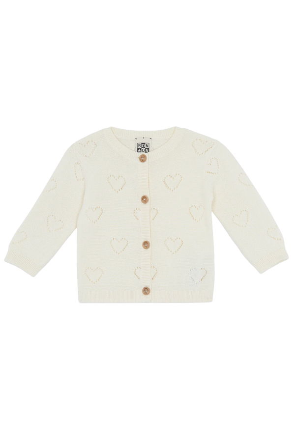 KIDS Bonton Baby Lilet Cardigan - Cream