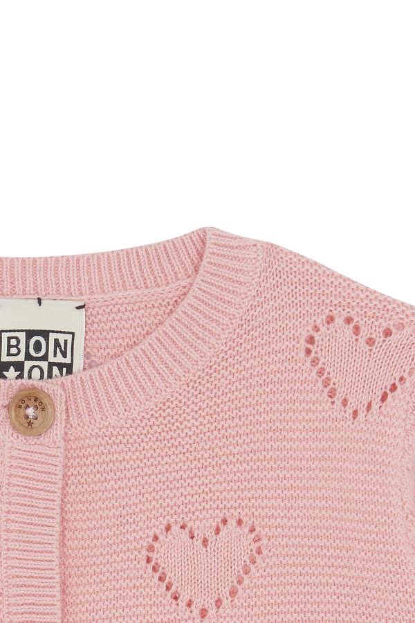 KIDS Bonton Baby Lilet Cardigan - Pink