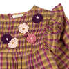 KIDS Bonton Mirtle Swinging London Plaid Dress - Brown - Thumbnail 3