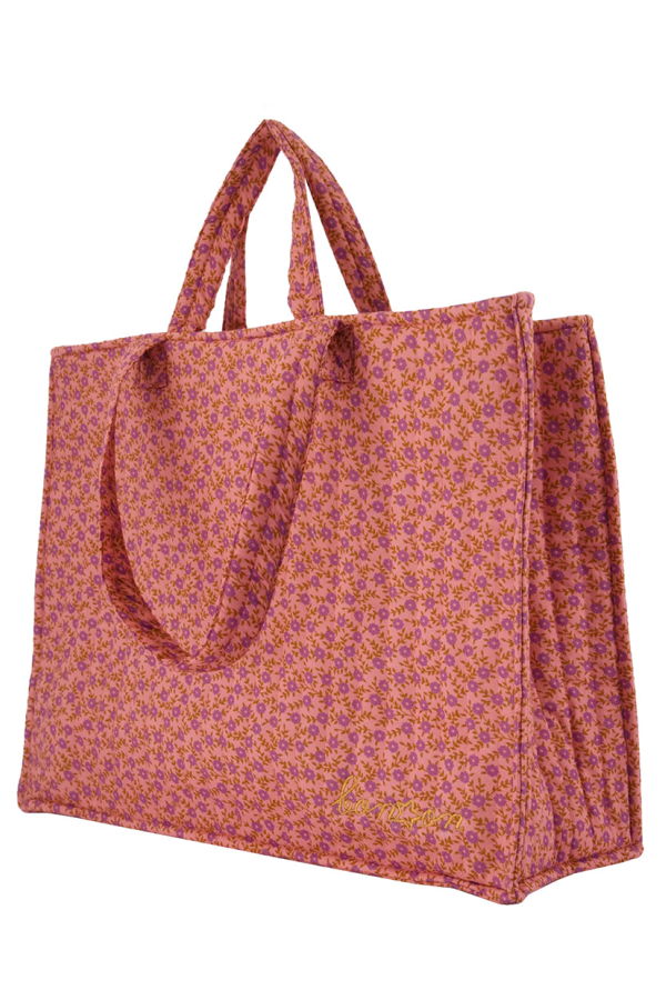 KIDS Bonton Mia Foulfleur Floral Print Tote Bag - Purple