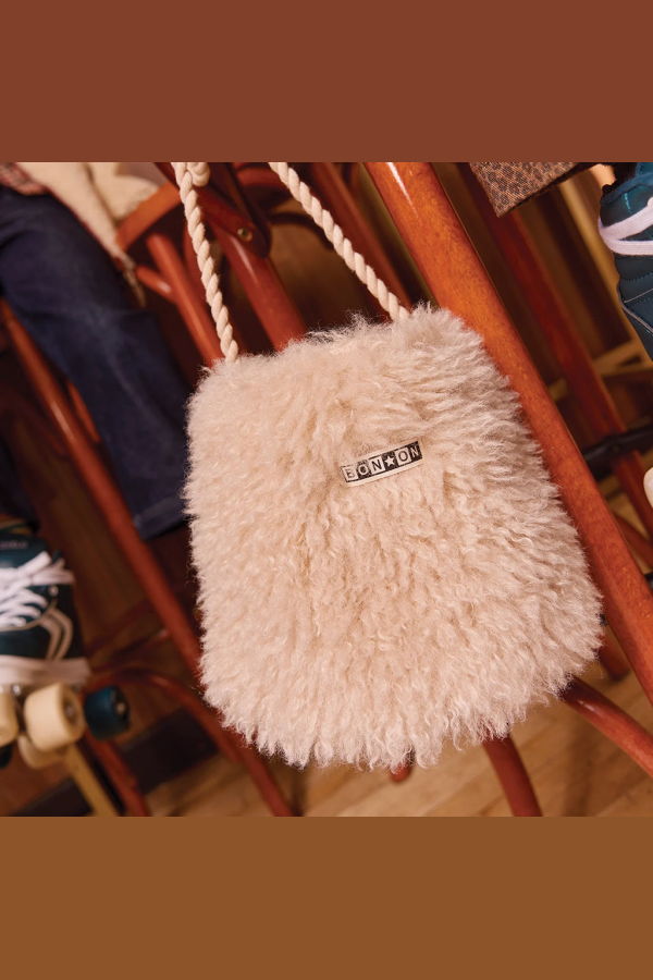 KIDS Bonton Pitou Mini Bag - Cream