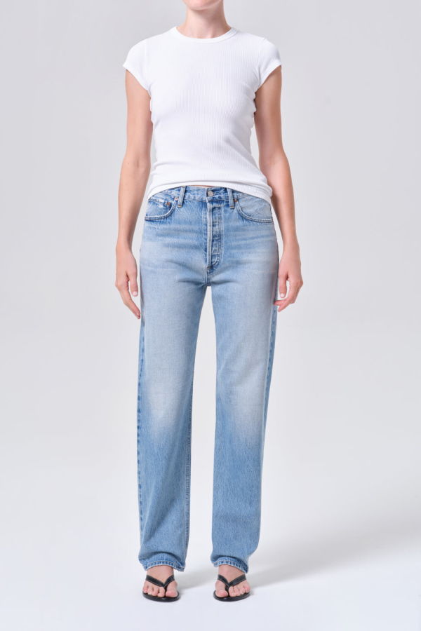 AGOLDE 90's Mid Rise Straight 32" Weightless Jeans