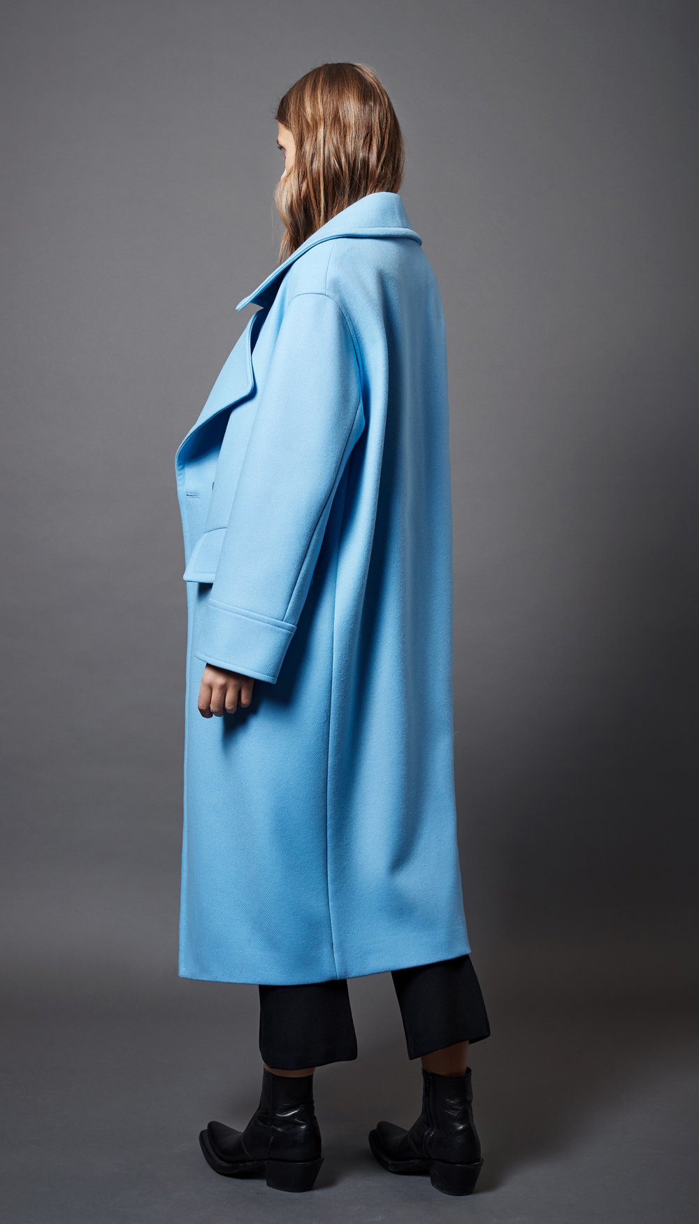 Smythe Blanket Coat Topaz Garmentory