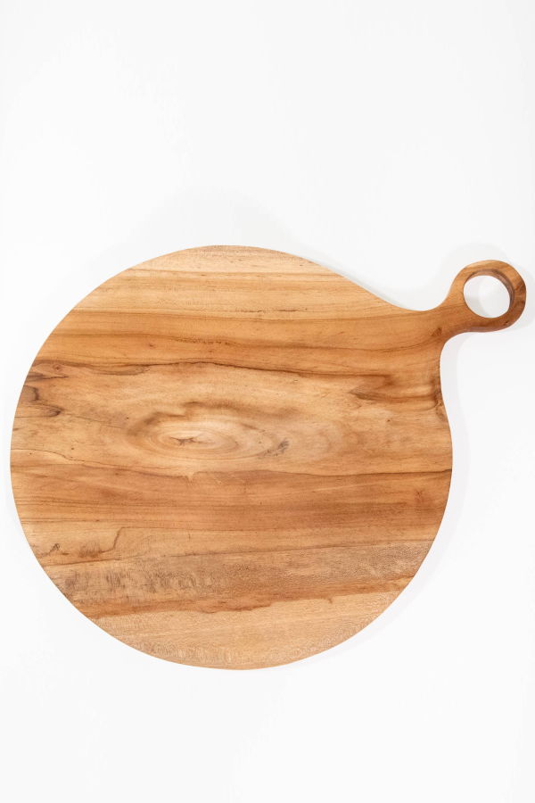 Andaluca Large Round Teak Charcuterie Board