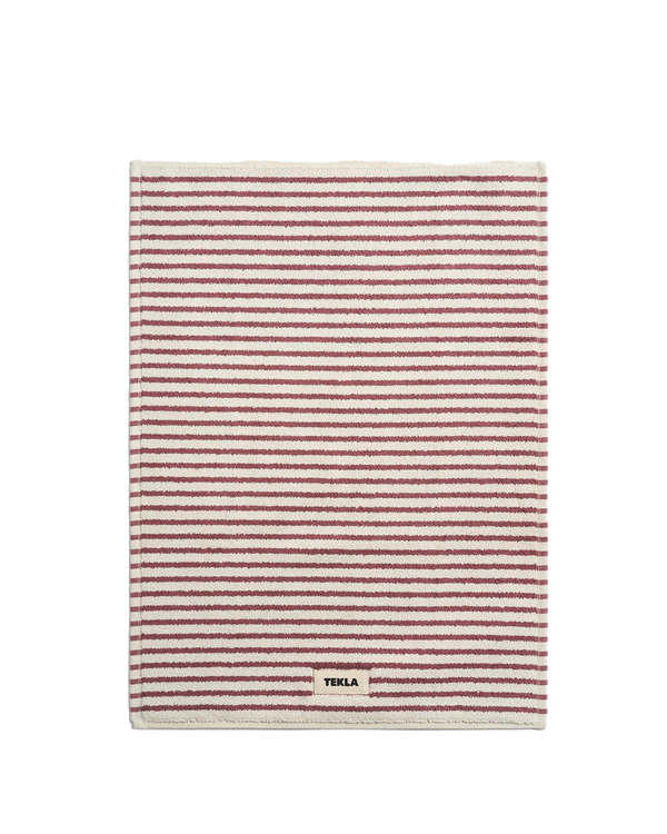 TEKLA Ripple Stripes Terry Bath Mat