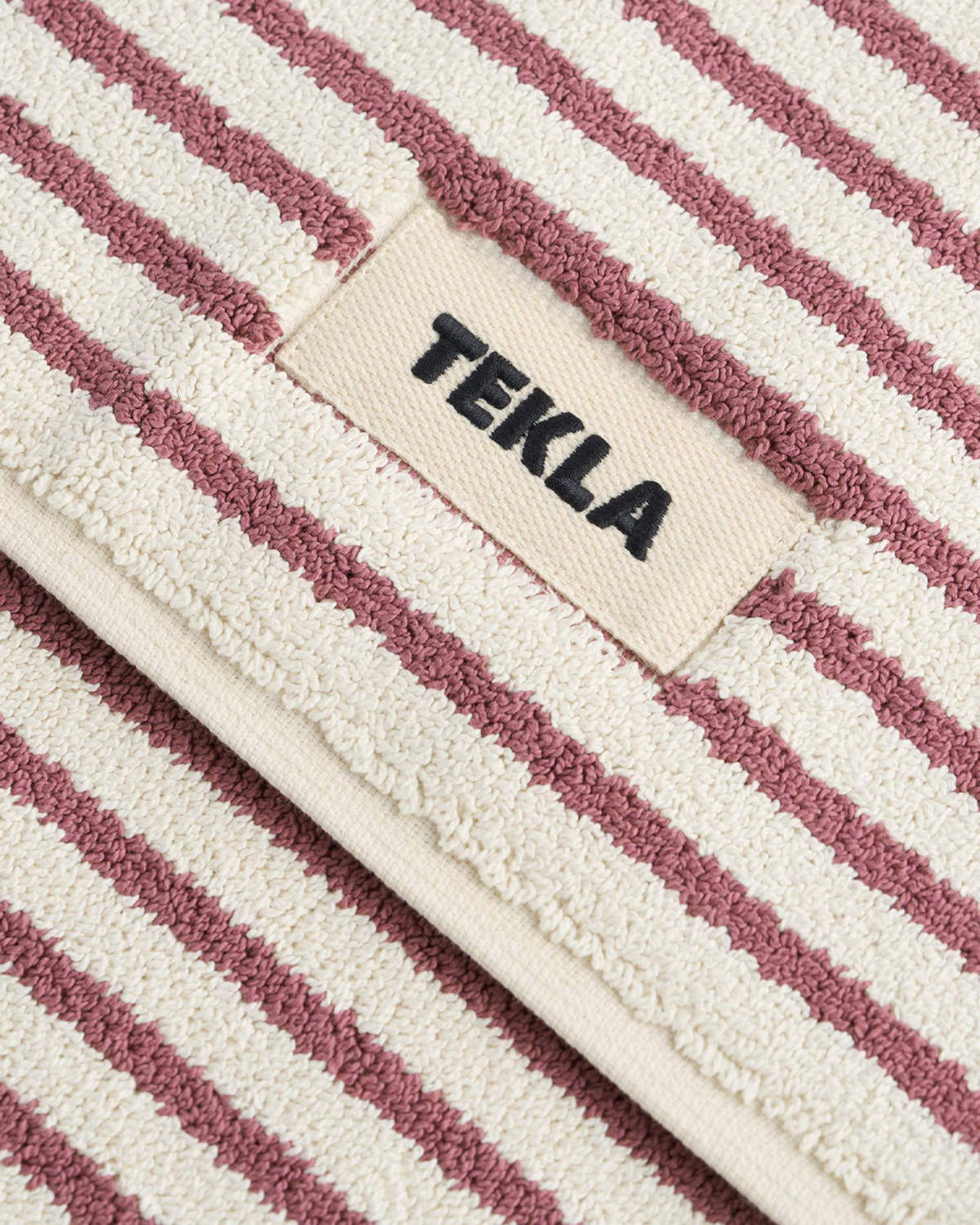 TEKLA Ripple Stripes Terry Bath Mat - Image 2 of 2