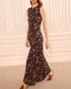 Ulla Johnson Orla Sleeveless Jersey Dress - Noir Floral - Thumbnail 4