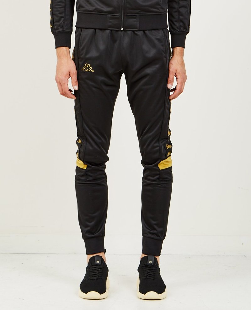KAPPA 222 BANDA MEREZ SLIM TRACK PANT BLACK Garmentory