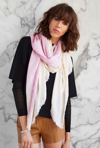 A Peace Treaty Sharqui Scarf Pink A Peace Treaty Sharqui Scarf Pink