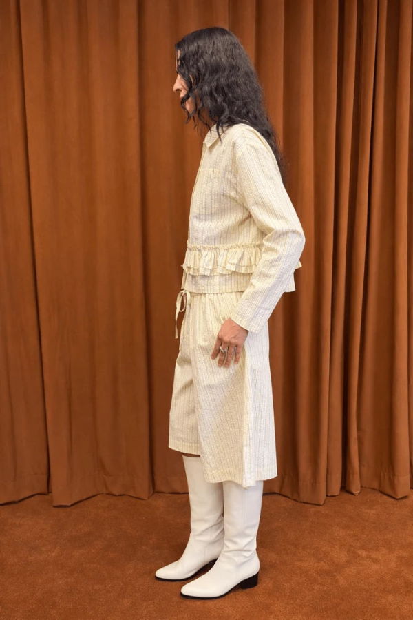 Et Tigre Yee Shirt Seersucker Blouse