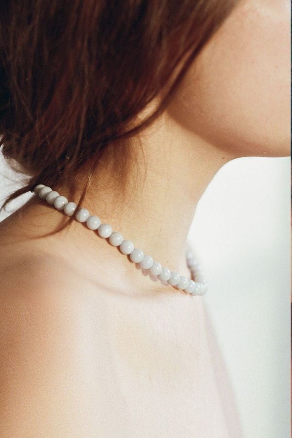 Annika Inez Classic Sphere Bead Collar Necklace