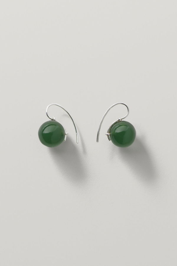 Annika Inez Stone Sphere Drop Earrings