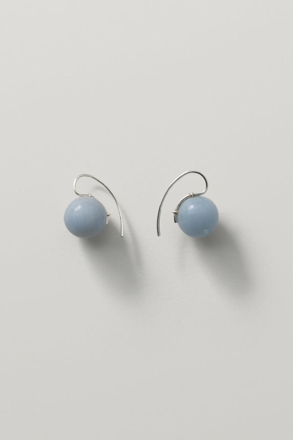 Annika Inez Stone Sphere Drop Earrings