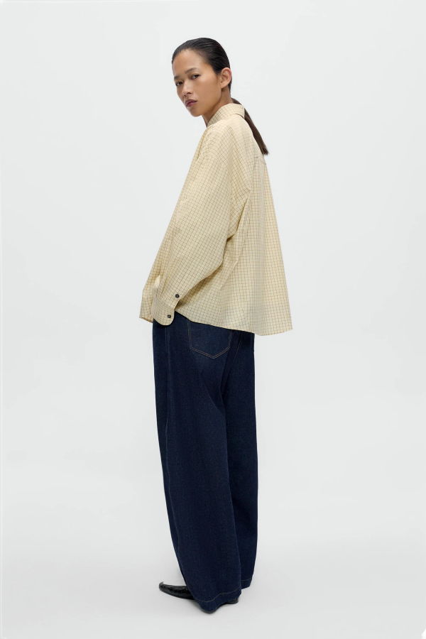 Cordera Oversized Plaid Shirt
