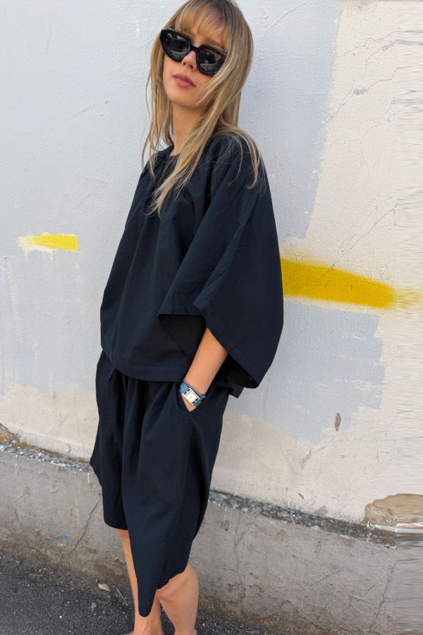 Two Paperbag Waist Shorts
