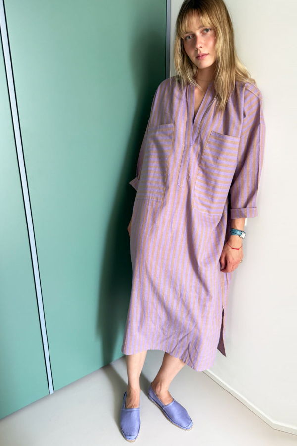 Two Stripe Two Pocket Caftan