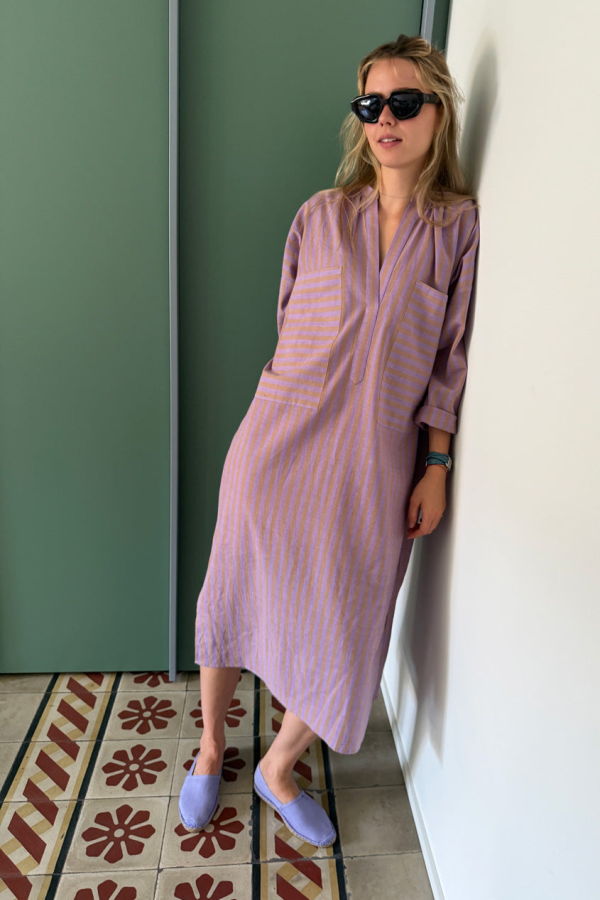 Two Stripe Two Pocket Caftan