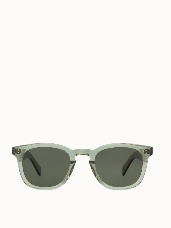 Garrett Leight Kinney II Sun Sunglasses - Juniper/Semi-Flat Pure G15