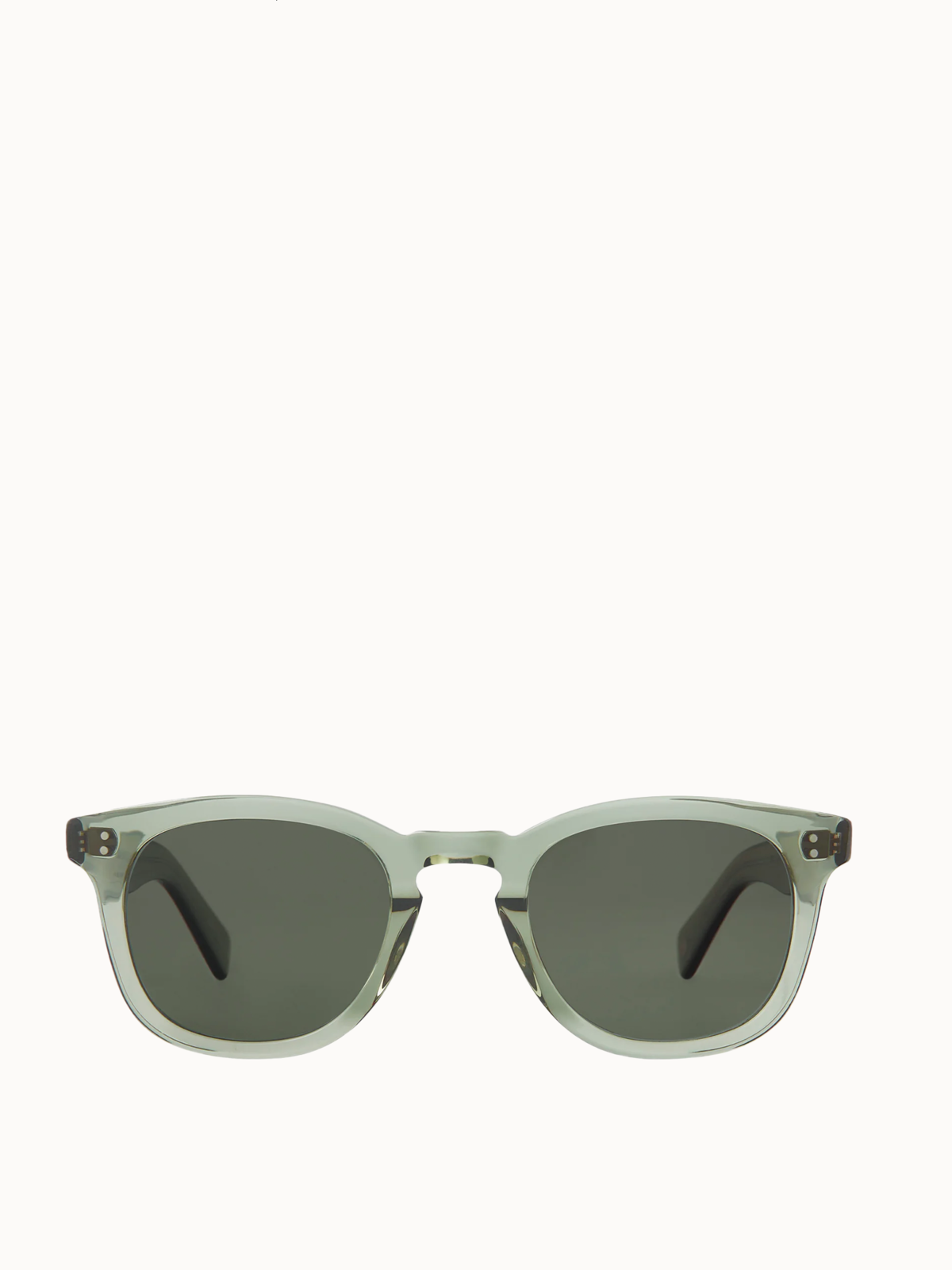 Garrett Leight Kinney II Sun Sunglasses - Juniper/Semi-Flat Pure G15 - Image 1 of 4