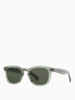 Garrett Leight Kinney II Sun Sunglasses - Juniper/Semi-Flat Pure G15 - Thumbnail 2