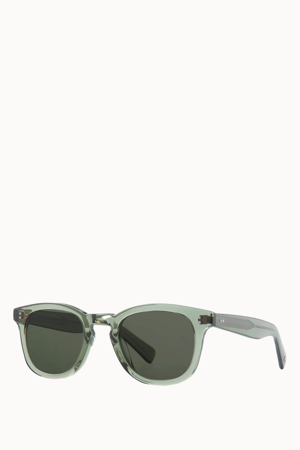 Garrett Leight Kinney II Sun Sunglasses - Juniper/Semi-Flat Pure G15