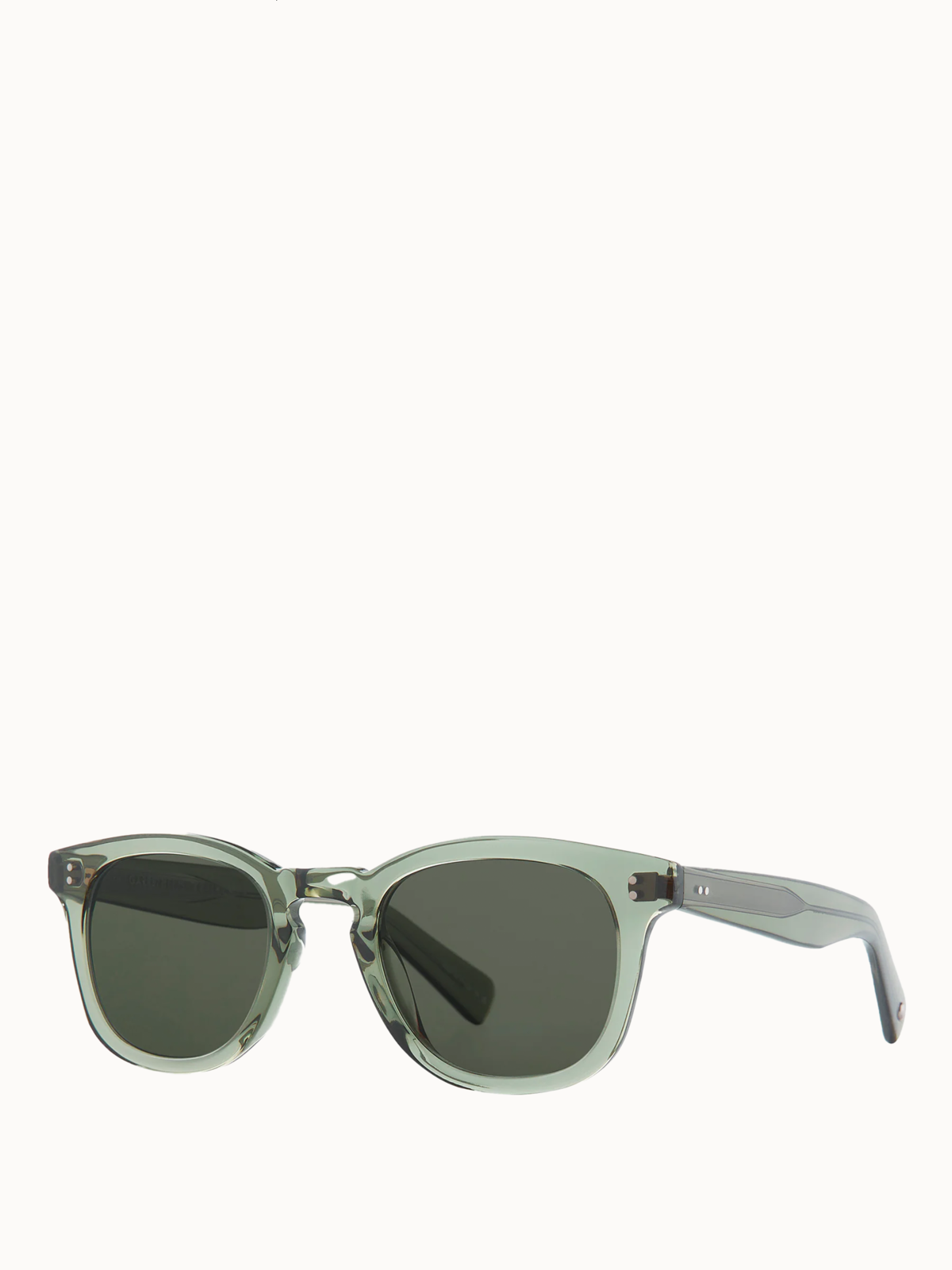 Garrett Leight Kinney II Sun Sunglasses - Juniper/Semi-Flat Pure G15 - Image 2 of 4