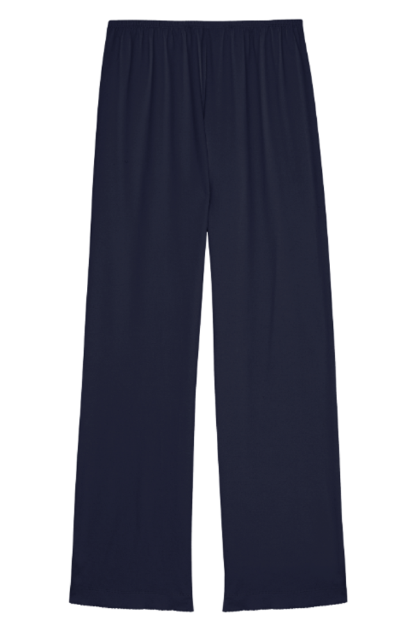 Donni. The Baby Rib Scallop Pant - Navy Donni. The Baby Rib Scallop Pant - Navy