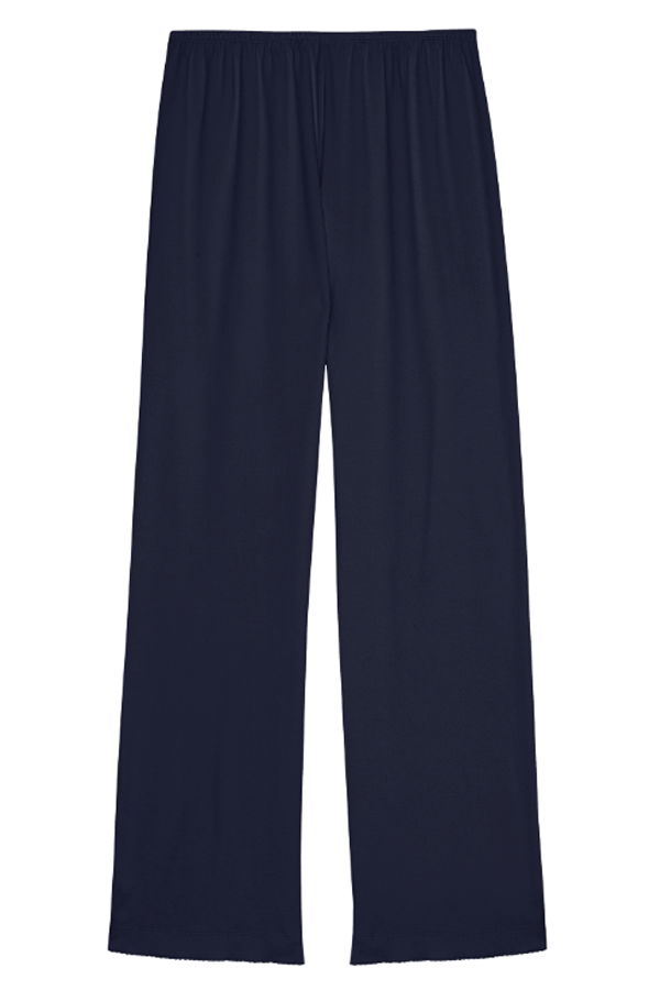 Donni. The Baby Rib Scallop Pant - Navy