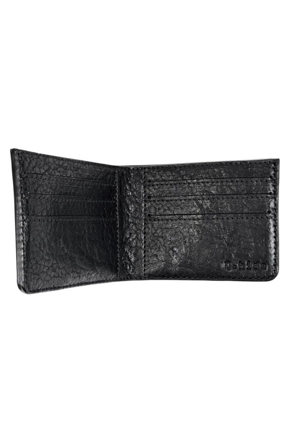 0.hide Cracked Bi-Folded Wallet