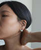 Annika Inez Large Cigar Band Hoops - Thumbnail 2