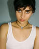 Annika Inez Small Heart Necklace - Silver - Thumbnail 1