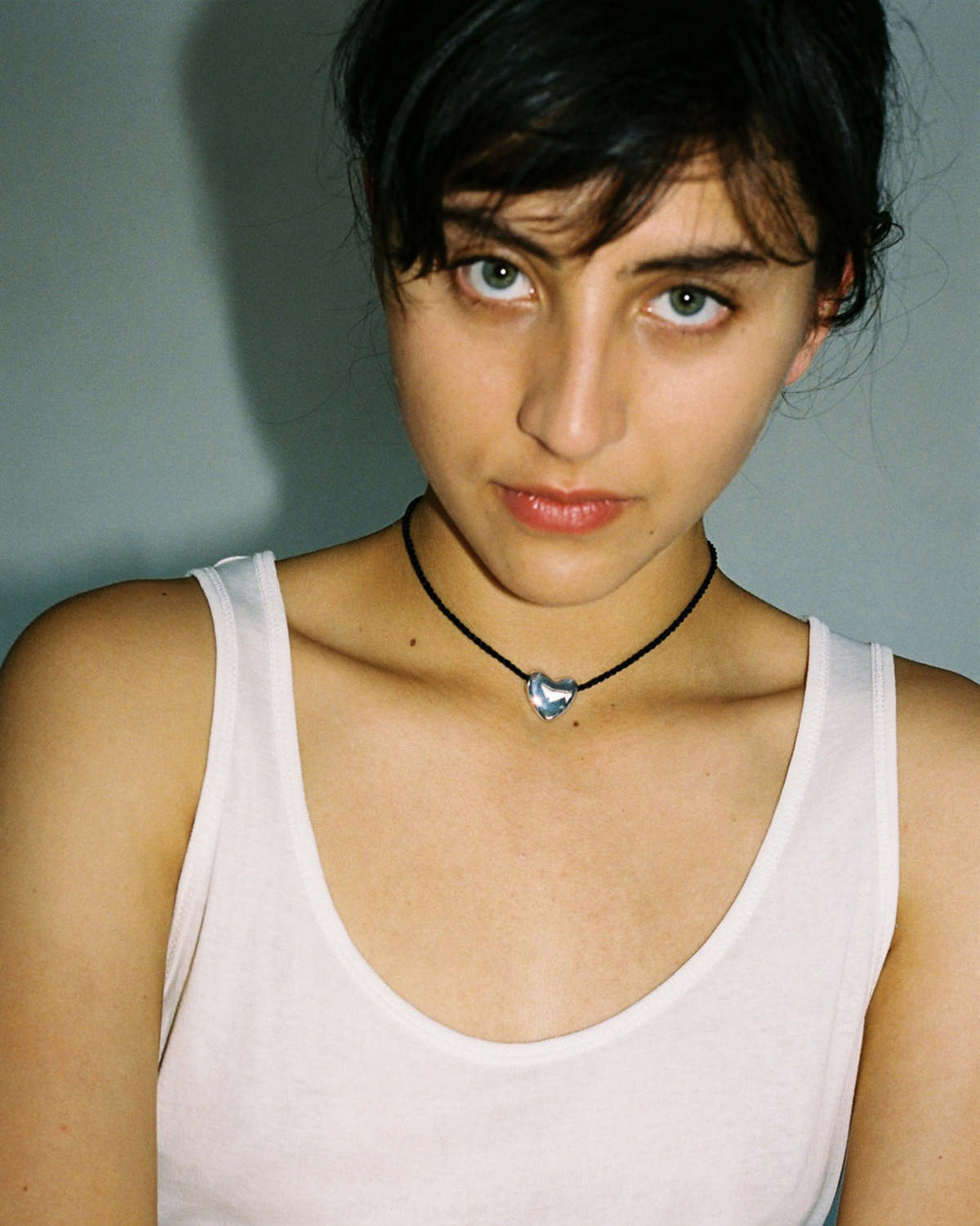 Annika Inez Small Heart Necklace - Silver - Image 1 of 5