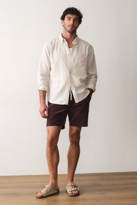 Auralee Organic Cotton Shorts - Gray | Garmentory