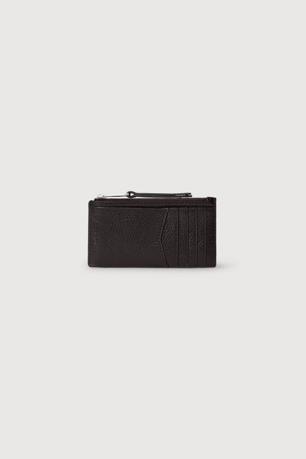 Lemaire Gear Card Holder Coin Purse - Espresso