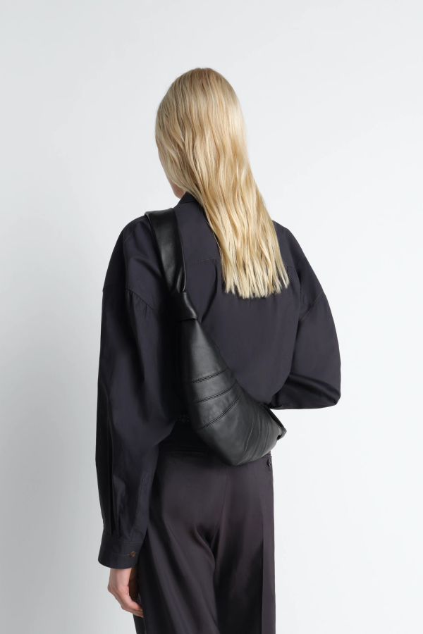 Lemaire Small Croissant Bag - Black