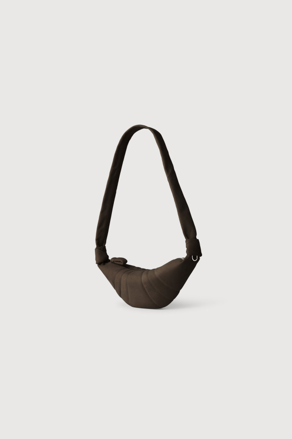 Lemaire Small Croissant Bag - Ebony Brown